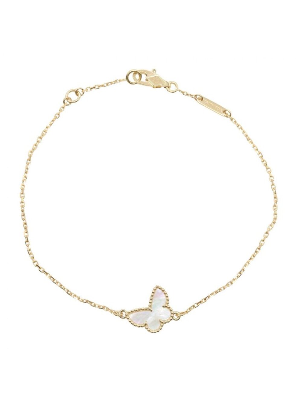 Van Cleef & Arpels Bracelet Sweet Alhambra Papillon Mother of Pearl 17 18k